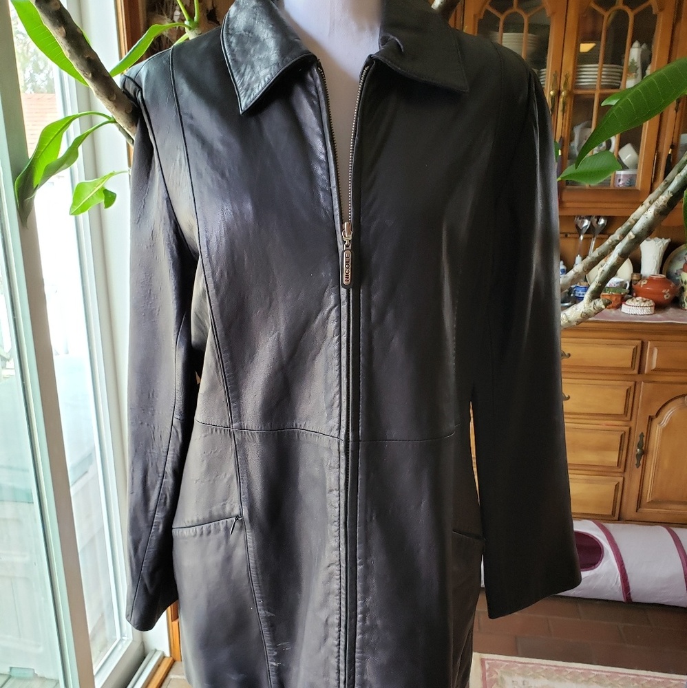 Nicole Miller Butter Soft Black Leather